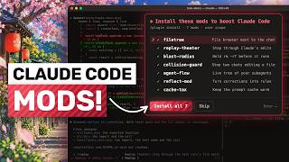 These Claude Code Mods Are ACTUALLY Useful: Filetree, Replay Theater, Blast Radius & More