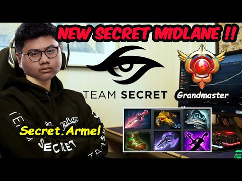 New Secret MIDLANE - Secret.Armel Signature Hero GrandMaster Teir vs Ori Dota 2 7.32E New Patch