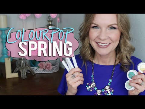 Colourpop Spring Collection Haul & Swatches!