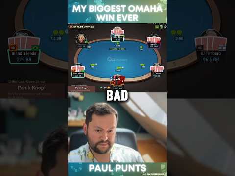 MY BIGGEST OMAHA POT EVER 🤯