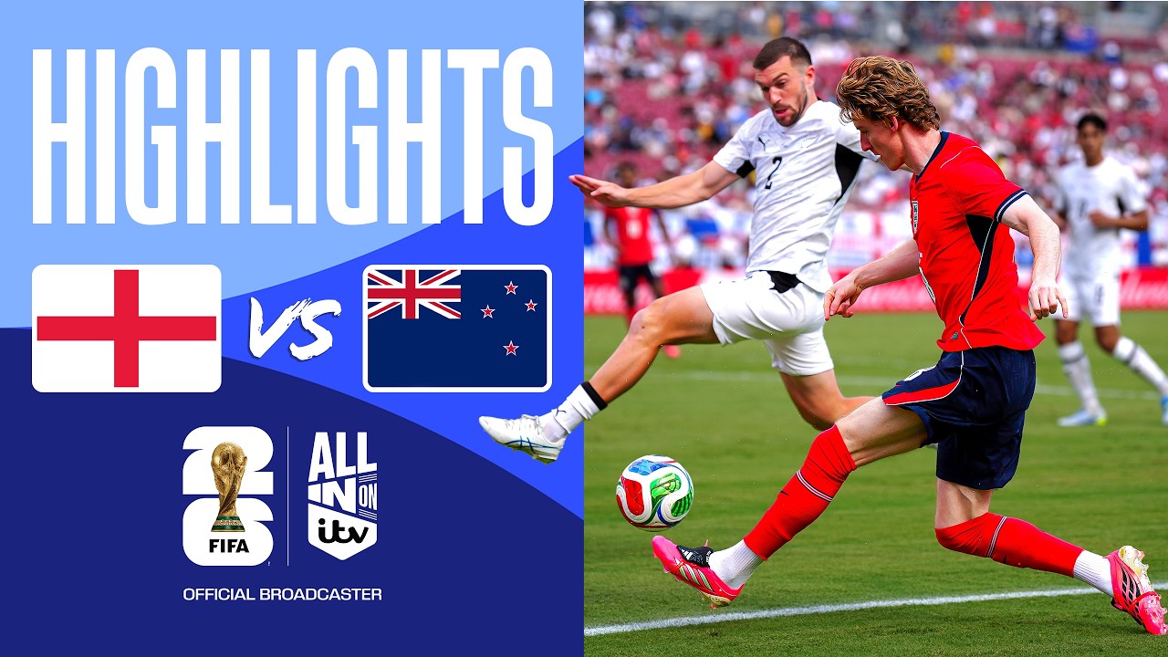 England vs New Zealand World Cup 2026 warmup highlights Harry Kane goal Tampa