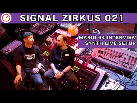 Mario 64 Synthesizer Live Setup & His Love For The Commodore 64 | SIGNAL ZIRKUS | SYNTH ANATOMY