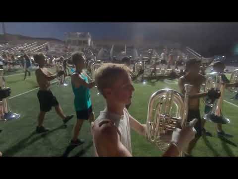 Lead baritone/Trombone Cavaliers 2022 Gopro run