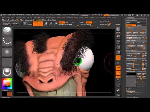 Introduction to ZBrush Tutorial 34
