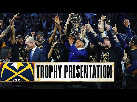 Denver Nuggets Larry O’Brien NBA Championship Trophy Presentation