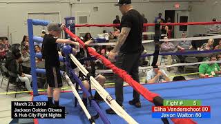 Fight 5 - Elijah Vanderschoot vs Javon Walton 3-23-2019