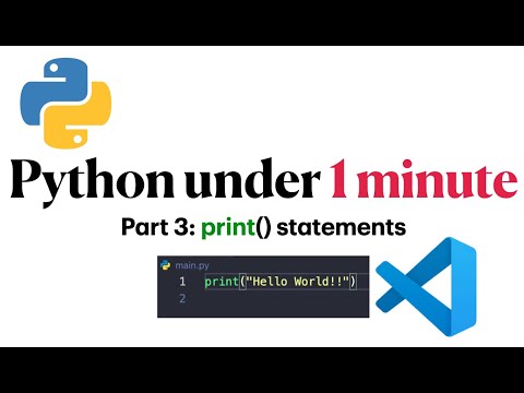 Python Print Function Explained In 60 Seconds
