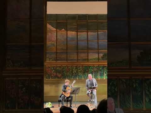 Canción de las simples cosas - C. Isella/ Phillippe Jaroussky y Thibaut Garcia en Bellas Artes