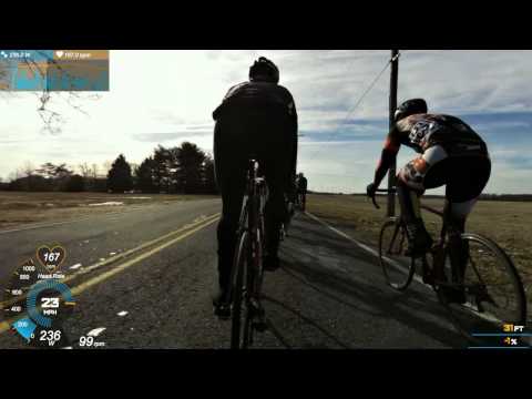 South Jersey Spring Series (SJSS) CAT 4/5 Cycling Race 3/22/15 (Garmin Virb)(Front Mount)