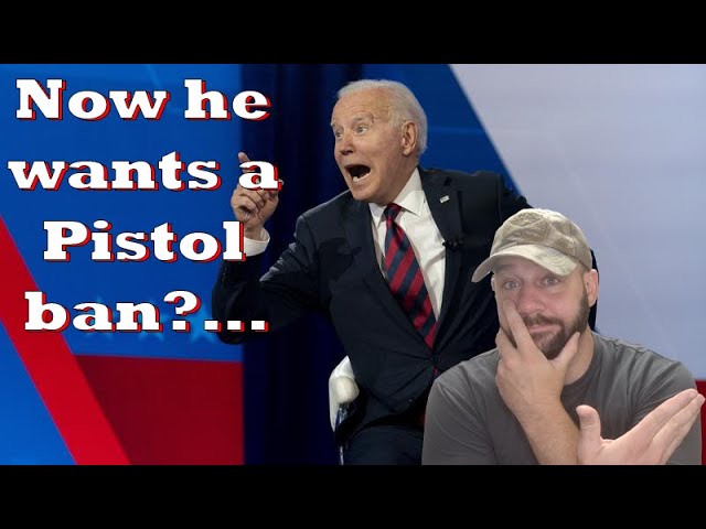 Biden says he wants to ban PISTOLS on CNN town hall... Freudian slip much?...