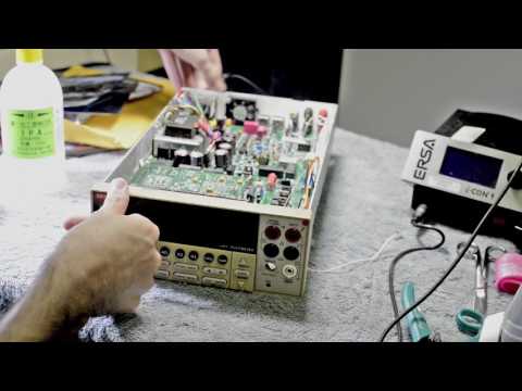 Diagnostics and repair of Keithley 2001 bench DMM