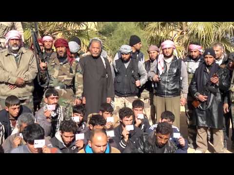 بيان اعلان السيطرة على مدينة معدان في ريف الرقة من لواء جعفر الطيار وكتيبة صقور السنة