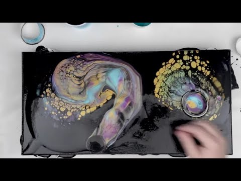 (647) MUST TRY Open Cup Acrylic Pour *Technique*