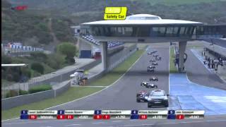 preview picture of video 'Euroformula Open 2015 ROUND 1 SPAIN - Jerez de la Frontera Race 1'