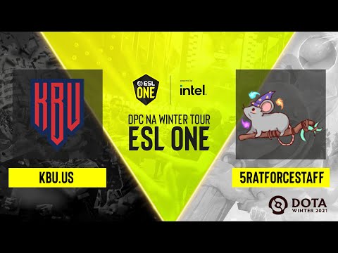 Dota2 - KBU.US vs. 5RATFORCESTAFF - Game 3 - DPC NA Winter Tour - ESL One