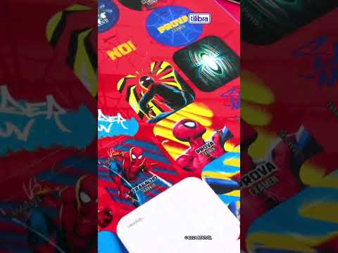 Vídeo do produto Caderno Espiral Capa Dura Universitário Connect 10 Matérias Spider-Man 160 Folhas