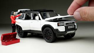 Unboxing of All New Toyota Land Cruiser Prado 250 Diecast Model Car