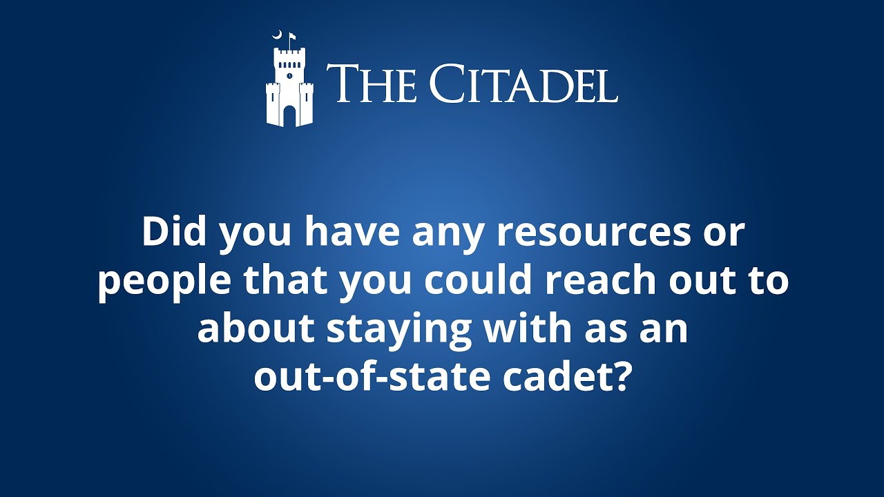 Did you have any resources or people that you could reach out to about staying with as an out?