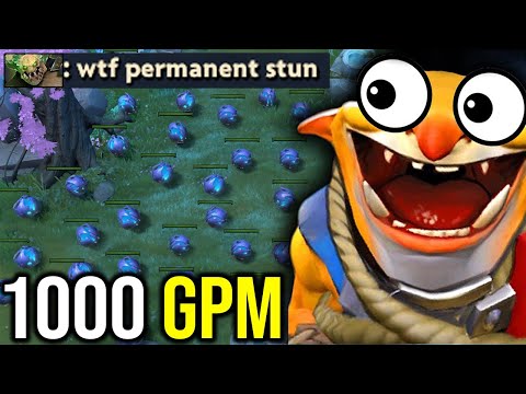 He's breaking the record 1000+GPM Techies! What the permanent stun really is?