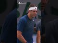 Tennis Or Hurdles?! ? A Fun Point Between Federer & Del Potro!