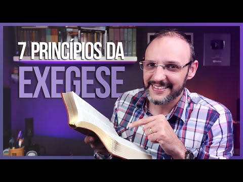 7 PRINCÍPIOS DA EXEGESE