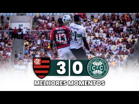 FLAMENGO 3 X 0 CORITIBA | MELHORES MOMENTOS | BRASILEIRÃO 2023