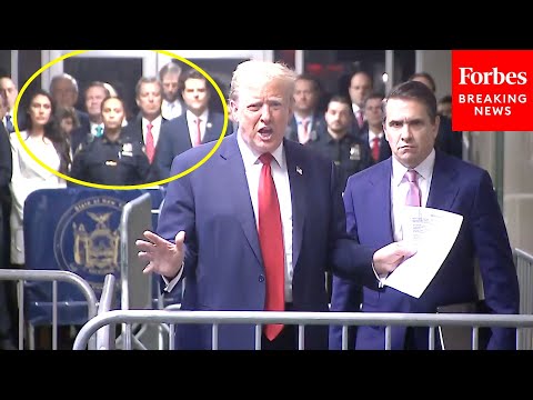 BREAKING: Trump—Flanked By Matt Gaetz & Anna Paulina Luna—Speaks To Reporters Before Cohen Testimony