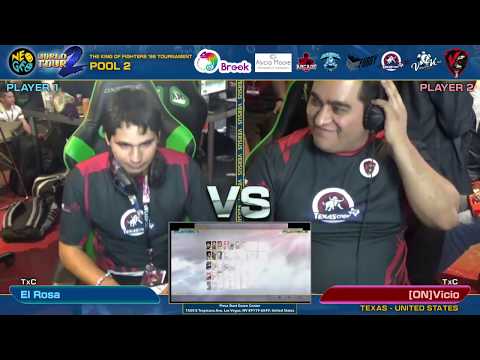 El Rosa vs Vicio - KOF XIV Neo Geo World Tour Season 2 Las Vegas Stop Pools