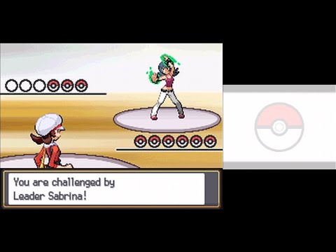 Pokémon SoulSilver [Part 45: The Mistress of Psychic Pokémon... VS. Sabrina!] (No Commentary)