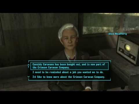 Fallout: New Vegas Let's Play - Part 52 [No Commentary] (Crimson Caravan Favors!)