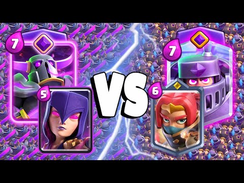PEKKA EVOLUTION + WITCH VS MEGA KNIGHT EVOLUTION + BANDIT BOSS - Clash Royale Challenge