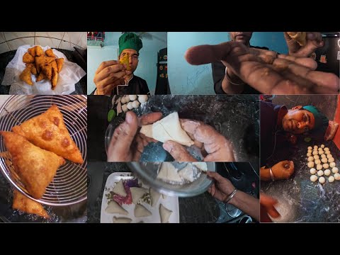 SAMOSA MAKING CRISPY & CRUNCHY uncut video fully explained#sambusa #samosa #food #iftar #iftarrecipe
