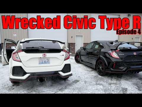 Wrecked 2019 Civic Type R Rebuild | Ep.4 (Installing a TOMEI)