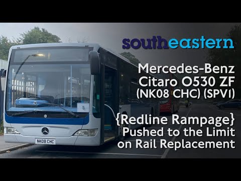 {Redline Rampage} RBH Citaro O530 ZF Ecomat w/ Kickdown gets Pushed to the Limit on Rail Replacement