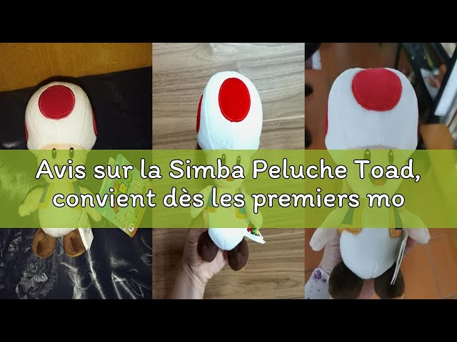 Vídeo relacionado con Simba- Peluche Toad 40cm, Material Suave y Agradable, 100% Original, Apto para Todas Las Edades (109231016)