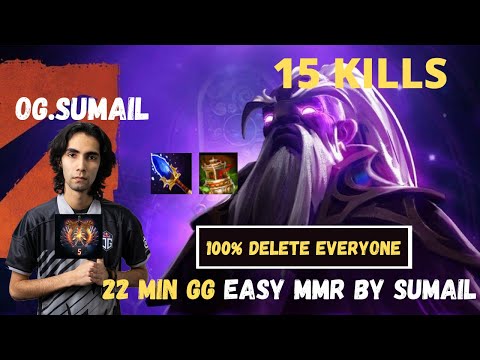 OG.SUMAIL VOID SPIRIT 11k MMR Dota 2 BEST GAME PLAY Best Guide 7.26C 22 Min GG 15 Kills
