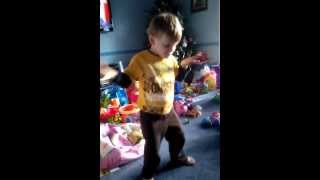 Riley dancing to Imagination Movers