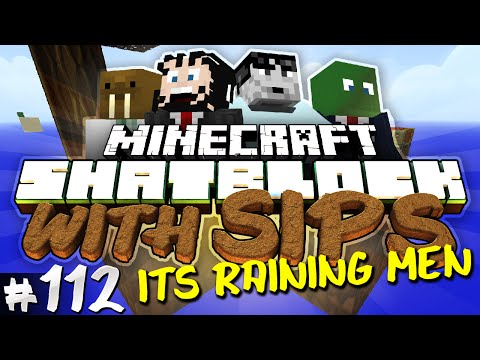 Minecraft: Skyblock with Yogscast Sips #112 - It's Raining Men!