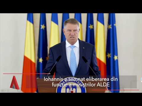 Stiri Mediafax 30 August - Iohannis a semnat eliberarea din funcție a miniștrilor ALDE