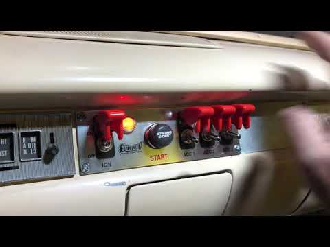 Summit racing switch panel in gasser