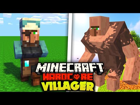 I SURVIVED 100 DAYS AS A VILLAGER | MINECRAFT HARDCORE ( Hindi )