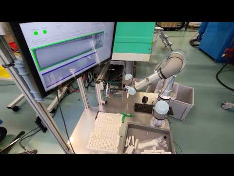Inline visual inspection of medical devices on production equipment