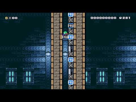 [SMM2] Putting Vertical Levels to Good Use! POW Jump Master by Tatsuo