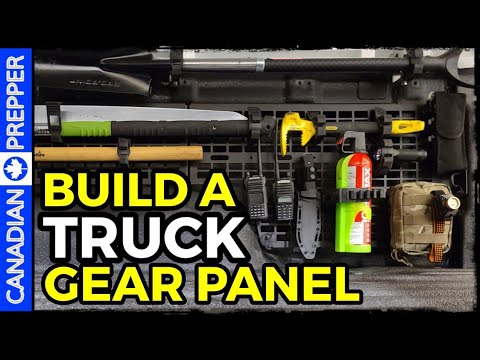WAR WALL! MOLLE Panel Truck Bed Organizer