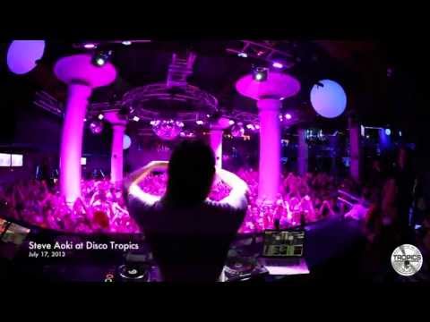 Steve Aoki at Disco Tropics - Lloret de Mar July 17, 2013