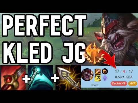 THE PERFECT S10 KLED JG GAME! INSANE 1v9 Performance! S10 Kled Jg Gameplay! -League of Legends!