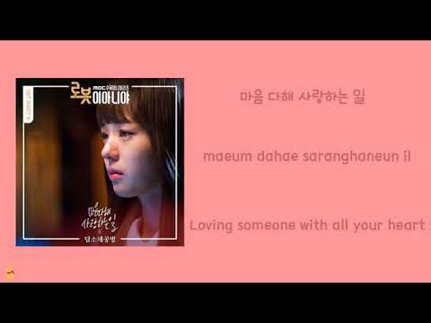Damsonegongbang - Loving With All Your Heart (I Am Not A Robot OST Part 4) Han-Rom-Eng Lyric