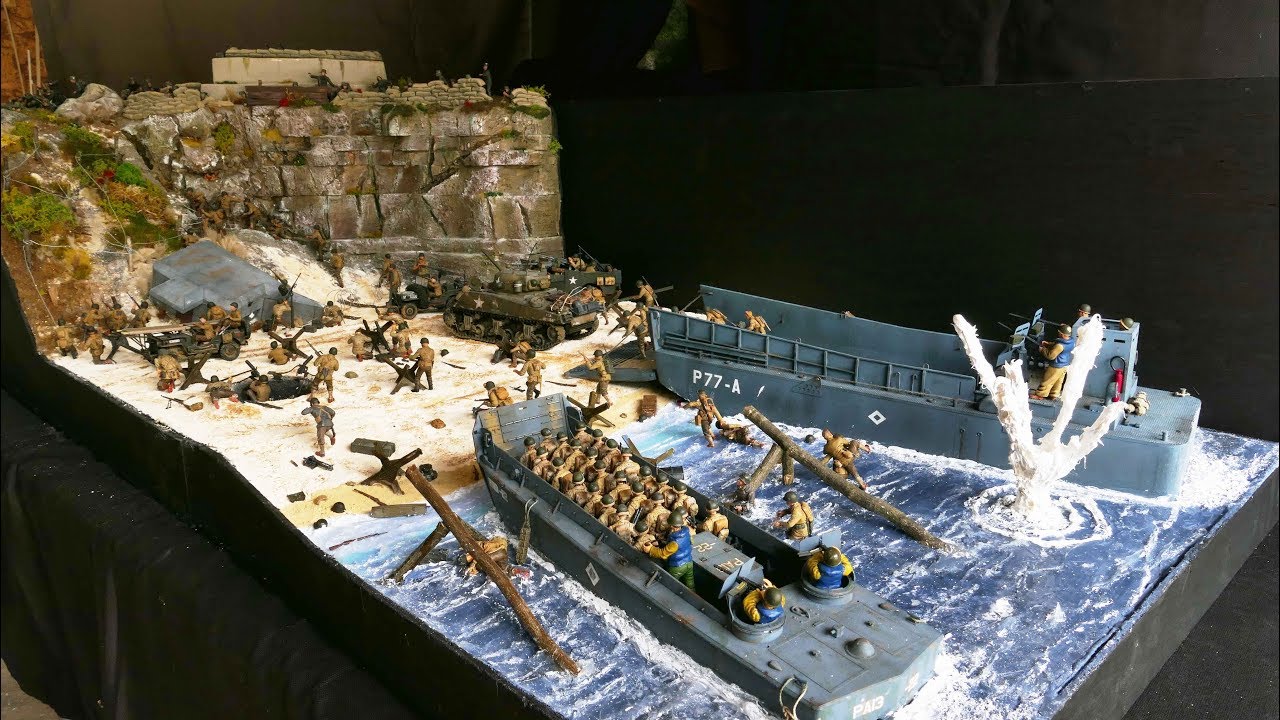 Diorama 1/35 débarquement The D-day(Step by Step)