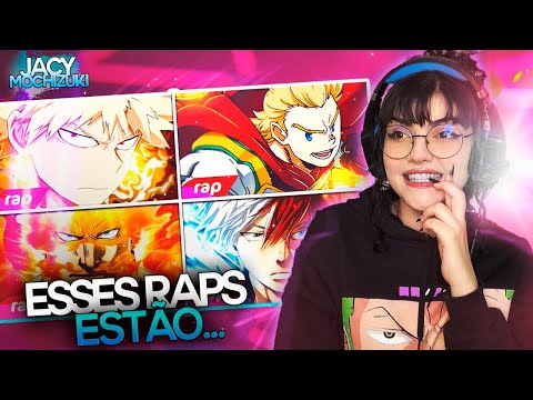 | REACT 4 IN 1 | Todoroki, Endeavor, Mirio and Bakugou Rap | 7 Minutoz