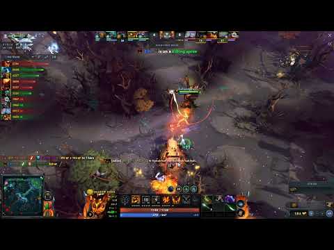 Ramzes666 - Shadow Fiend Safelane vs Emo Batrider | Dota 2 7.32c Gameplay